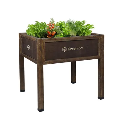 Obrázek produktu pro Greenspot Vintage Vyvýšený Záhon na Balkon a Terasu 80x45x80cm Palisandr hnědý tmavý