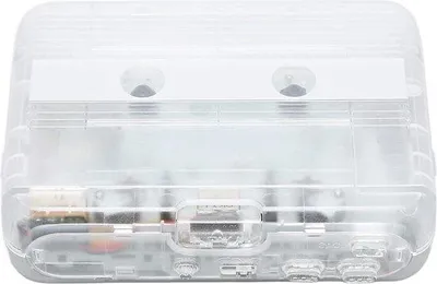 Image de Petit lecteur de cassettes stéréo Bluetooth blanc