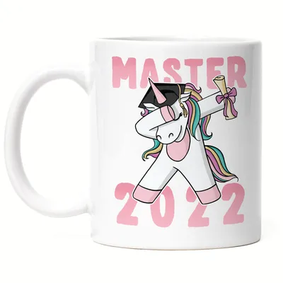 Produktbild von Master 2022 Tasse Pferd Einhorn Abschlussgeschenk Dab Cool Humorvoll Geschenkidee