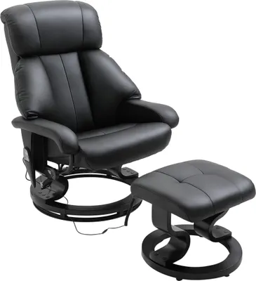 Produktbild von HOMCOM Massagesessel mit Fußhocker, Relaxsessel, Elektrischer Fernsehsessel