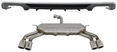 Produktbild von Diffusor Abgassystem für Audi A3 8V Facelift 2016-2019 Standard S3 Look.