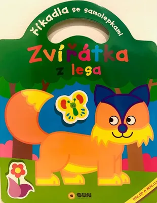 Obrázok produktu pre Riekanky so samolepkami - Zvieratká z lesa