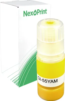 Produktbild von Druckerpatrone kompatibel zu Canon GI-55Y 6291C001 yellow Maxify GX 2050 GX 1050