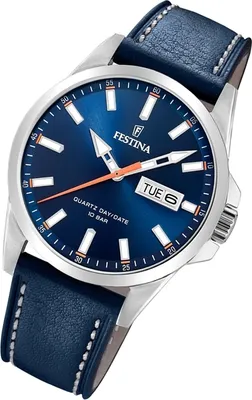 Produktbild von Festina Herren Uhr Klassik F20358/3 Edelstahl Armbanduhr Sport blau UF20358/3