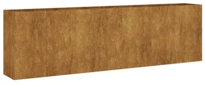 Obrázok produktu pre Kvetináč 280 x 40 x 80 cm – Oceľ Corten – Odolný voči poveternostným vplyvom a trvanlivý