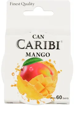 Zdjęcie produktu dla Zapach samochodowy CARIBI CAN, Mango