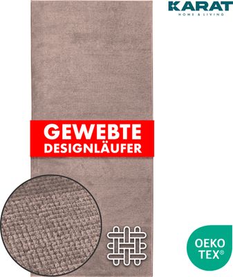 Dywan Azade wysokiej jakości tkanie żakardowe wiele kolorów brązowy 80 x 400 cm