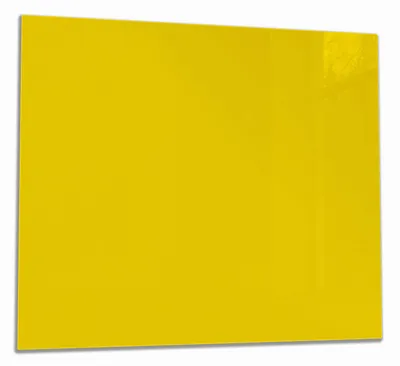 Produktbild von Wallario Herdabdeckplatte aus Glas, Größe 60 x 52 cm 1-teilig, Motiv Gelb
