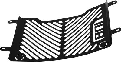 Produktbild von ZIEGER Kühlerabdeckung kompatibel mit Husqvarna Svartpilen 801 Logo schwarz