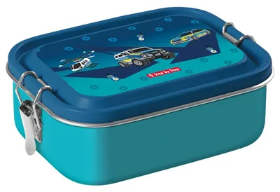 Produktbild von Step by Step Lunchbox Stainless Steel Police dunkelblau