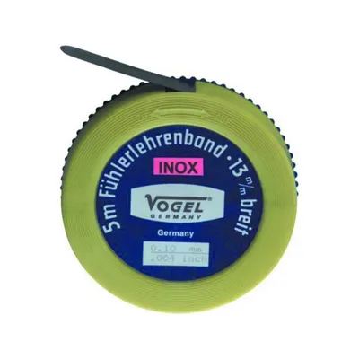 Immagine prodotto di Vogel-456001-Rotolo di 5 m di cinghia INOX calibrata (spessore 0,01 mm)