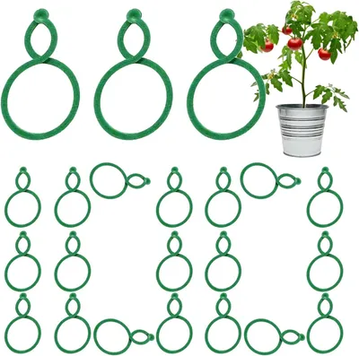 Produktbild von Universelle wiederverwendbare Rankenklammern zur Pflanzenbefestigung für Tomaten, Kletterpflanzen und Reben im Garten