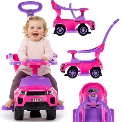 Image de Porteur Sport Car SUV Véhicule à glisser Jouet dès 1 an rose Sun Baby