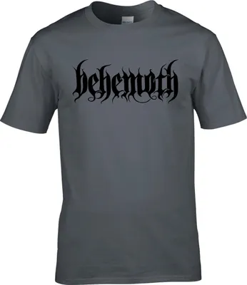 Produktbild von Behemoth Bandshirt Schwarz mit Logo Offizielles Merchandise