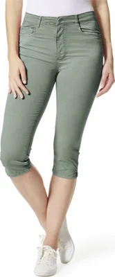 Produktbild von Stooker Women CAPRI COLOUR Damen 5-Pocket-Jeans Skinny Fit 38 green tee