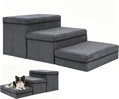 Produktbild von Klappbare Hundetreppe mit Stauraum für Hunde
