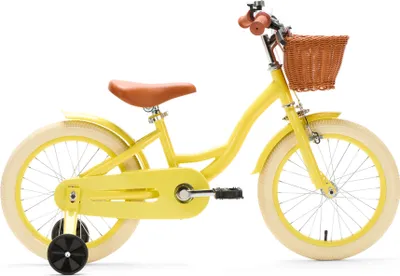 Produktbild von Generation Blanco 16 Zoll Gelb – Kinderfahrrad mit Korb
