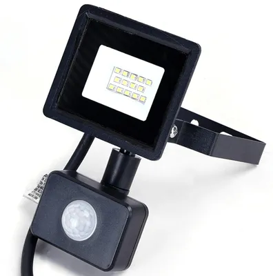 LED-Strahler mit Sensor, 10 W, 4000 K, weiß
