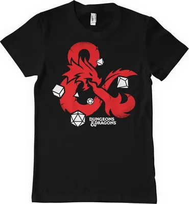 Produktbild von Dungeons and Dragons T-Shirt Herren Dices schwarz M