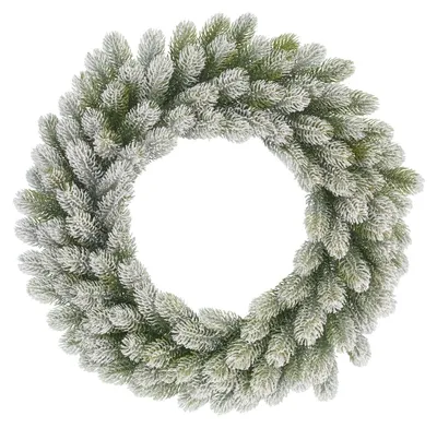 Image de Black Box Trees Nigata Couronne de Noël - Ø60 cm - Vert Frosted