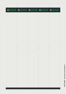 Image de LEITZ Étiquette de dos de classeur, 34 x 279 mm