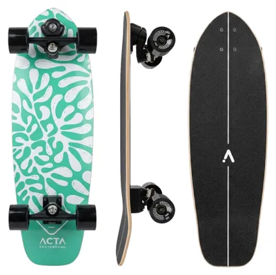 Produktbild von ACTA Surfskate Seaweed 31" - 7-lagiges Ahorn-Surfskateboard - Ideal für Anfänger und Fortgeschrittene - für Pumptrack, Cruising und Urban Carving