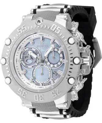 Productafbeelding van Invicta Subaqua 47612 herenhorloge - Quartz uurwerk - Roestvrij staal met parelmoer wijzerplaat - 52 mm