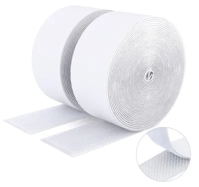 Imagen del producto de Cinta de velcro autoadhesiva, 50 mm x 5 m, de doble cara, para fijaciones