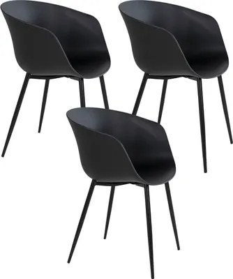 Produktbild von 6 Gartensessel schwarz RODA