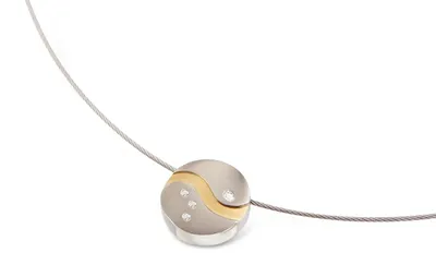 Produktbild von Boccia 07022-05 Titan Brillant-Anhänger Wave