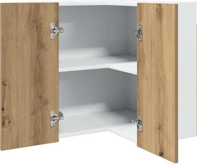 Produktbild von Möbel Eck-Hängeschrank Lyon Artisan-Eiche 57x57x60 cm Holzwerkstoff - Küchenschränke &45237