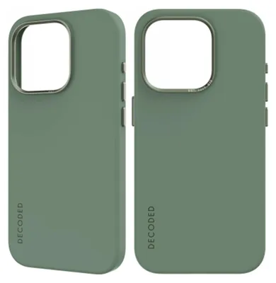 Productafbeelding van Antimicrobiële siliconen achterkant voor de iPhone 15 Pro Max, kleur: SageLeaf