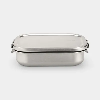 Zdjęcie produktu dla Brabantia Make & Take, Pojemnik na lunch, Dorosły, Stal, Stal nierdzewna, Monochromatyczny, Prostokątny