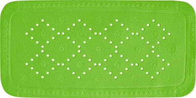 Produktbild von Spirella Duschmatte Badematte Duscheinlage antibakteriell rutschfest mit Saugnäpfen - Sibirien Kiwi Grün - ca. 36 x 71 cm