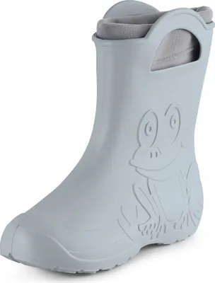 Produktbild von Ladeheid Damen federleichte Eva Gummistiefel Regenschuhe gefüttert LA-CA-12 (Grau, 36/37 EU)
