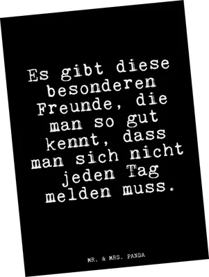 Produktbild von Mr. & Mrs. Panda Postkarte Es gibt diese besonderen... - Schwarz - Geschenk, Schulfreund, bester Freund, Grußkarte, Freundin, Fotokarte, Sprüche, Ansichtskarte, Kumpel