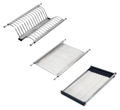 Zdjęcie produktu dla Emuca Ociekacz do naczyń ze stali nierdzewnej Drynox, moduł 450 mm, Stal nierdzewna