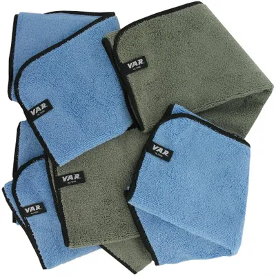 Produktbild von VAR Microfasertücher 5er-Set 40 x 30 cm - hochsaugfähige Reinigungstücher