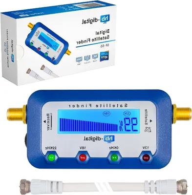 Productafbeelding van SATFINDER met digitaal LCD-scherm en geluidssignaal + F-aansluitkabel + Duitse handleiding