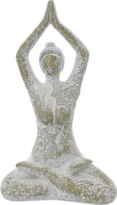 Produktbild von Yogafigur - sitzend - aus Polyresin - ca. 10 x 5 x 17 cm