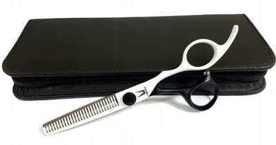 Produktbild von Profi Friseurschere ming 5.5 Zoll, 440er Stahl, versetzte Arme, Teflonbeschichtung