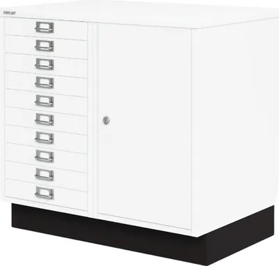 Produktbild von Bisley MultiDrawer Kombischrank - Farbe: Verkehrsweiß