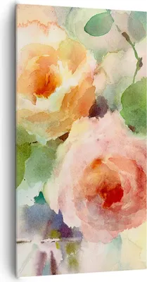 Produktbild von Bild auf Leinwand - Leinwandbild - Rose Blume Garten - 65x120cm - Wand Bild - Wanddeko - Wandbilder - Leinwanddruck - Bilder - Kunstdruck - Wanddekoration - Leinwand bilder - Wandkunst - PA65x120-3910