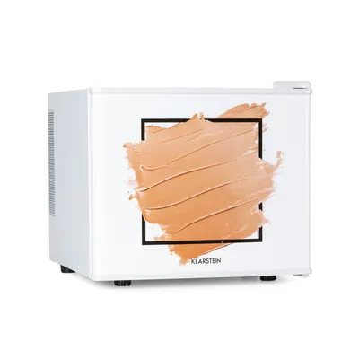 Produktbild von Klarstein Pretty Cool Make-Up-Kühlschrank - 17 Liter, 50 Watt, 26 dB, 1 Boden, Design: Apricot
