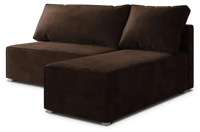 Produktbild von Masseno Ecksofa BRISO M mit Schlaffunktion L-Form, Sofa mit Bettkasten, Wohnzimmersofa, Couch, Soffa, Bettsofa, Couchgarnitur- Braun, MONOLITH 29