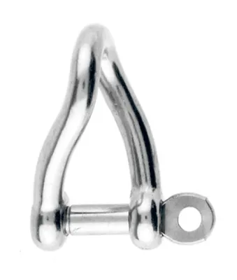 Produktbild von Rundschäkel, gedrehte Form, 10mm, Edelstahl, A4
