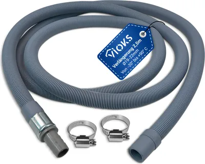 Produktbild von VIOKS Ablaufschlauchverlängerung 2,5m Zulaufschlauchadapter für Waschmaschine Trockner