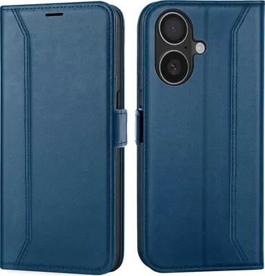 Immagine prodotto di Custodia per cellulare per iPhone 17 cover flip case pieghevole cover protettiva, blu