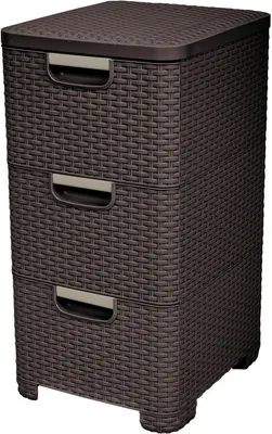 Zdjęcie produktu dla Curver Regał Z 3 Szufladami 3X14L  /Ciemny Brąz
