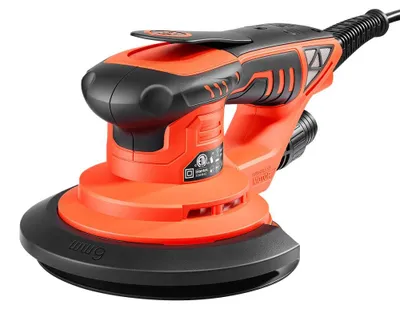 Produktbild von Exzenterschleifmaschine, 400 W - 127 Schleifscheiben (En) und 152 mm Schleifscheiben - 7 Geschwindigkeitsstufen
